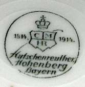 Клеймо Porzellanfabrik C. M. Hutschenreuther
