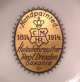 Клеймо C.M. Hutschenreuther - Kunstabteilung Dresden