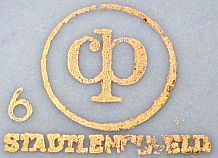 Клеймо VEB Vereinigte Porzellanwerke Colditz, Werk Stadtlengsfeld