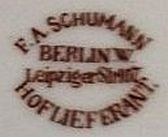Клеймо Friedrich Adolph Schumann und Sohn