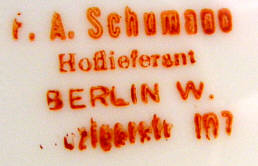 Клеймо Friedrich Adolph Schumann