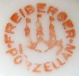 Клеймо VEB Porzellanfabrik Freiberg