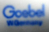 Клеймо Goebel Porzellanfabrik
