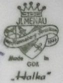 Клеймо VEB Porzellanwerk Graf von Henneberg