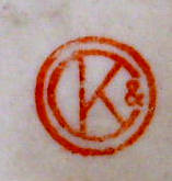 Клеймо Orben, Knabe & Co. Porzellanfabrik