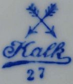 Клеймо Porzellanfabrik Kalk