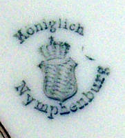 Клеймо Königliche Porzellan-Manufaktur Nymphenburg