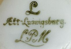 Клеймо Porzellan-Manufaktur Alt Ludwingsburg GmbH