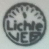 Клеймо VEB Porzellanwerk Lichte