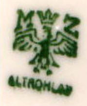 Клеймо Altrohlauer Porzellan-Fabriken AG vorm.Moritz Zdekauer