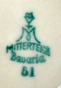 Клеймо Porzellanfabrik Mitterteich AG