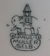 Клеймо Paul Müller Porzellanfabrik