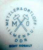 Клеймо Porzellanfabrik Gebrüder Metzler & Ortloff