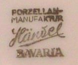 Клеймо Porzellanmanufaktur Händel