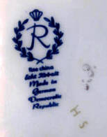 Клеймо VEB Porzellanwerk Reichenbach