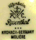 Клеймо Philipp Rosenthal & Co.