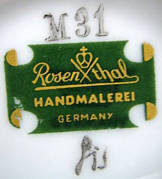 Клеймо Philipp Rosenthal & Co. / Rosenthal AG