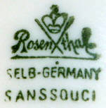 Клеймо Philipp Rosenthal & Co./Rosenthal Porzellan AG