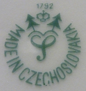 Клеймо Porzellanfabrik Schlaggenwald