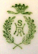 Клеймо Hädrich & Sohn, Porzellanmalerei