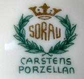 Клеймо C. & E. Carstens Porzellanfabrik Sorau