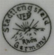 Клеймо VEB Porzellanfabrik Stadtlengsfeld