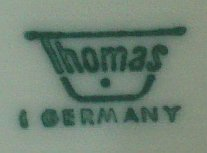 Клеймо Rosenthal Porzellan AG für Porzellanfabrik F. Thomas