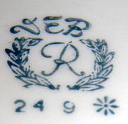 Клеймо VEB Porzellanwerk Reichenbach