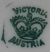 Клеймо Porzellanfabrik Victoria AG