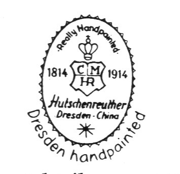 Клеймо Dresdner Kunstabteilung von C.M. Hutschenreuther