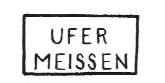 Клеймо R. Ufer,Karl Anhäuser
