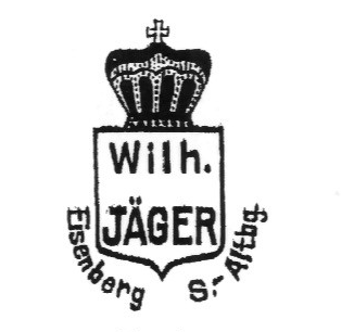 Клеймо Porzellanfabrik Wilhelm Jäger
