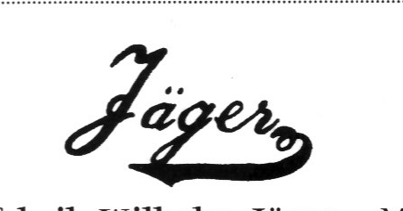 Клеймо Porzellanfabrik Wilhelm Jäger