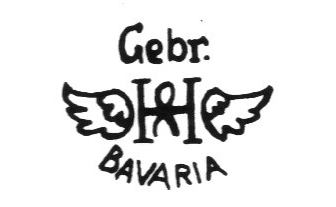 Клеймо Gebr. J. und W. Hofmann Porzellanfabrik