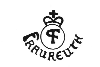 Клеймо Porzellanfabrik Fraureuth AG.