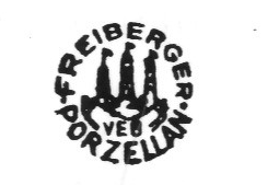 Клеймо VEB Porzellanfabrik Freiberg