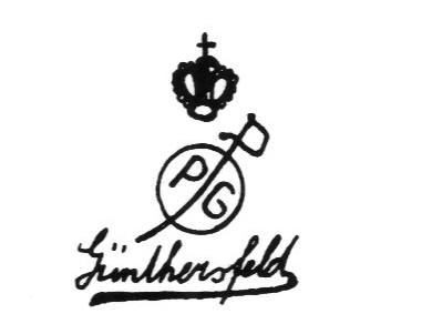 Клеймо Porzellanfabrik Günthersfeld AG