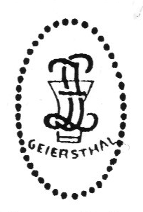 Клеймо Porzellanmanufaktur Geiersthal Langer & Jahn