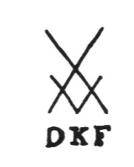 Клеймо Dornheim, Koch & Fischer Porzellan- und Tonwarenfabrik
