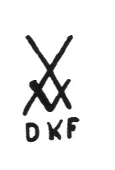 Клеймо Dornheim, Koch & Fischer Porzellan- und Tonwarenfabrik