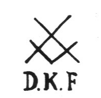 Клеймо Dornheim, Koch & Fischer Porzellan- und Tonwarenfabrik