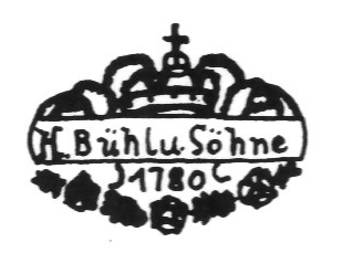 Клеймо H. Bühl & Söhne