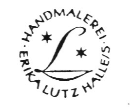 Клеймо Porzellanmalerei Erika Lutz