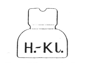 Клеймо Porzellanfabrik Kahla