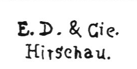 Клеймо Ernst Dorfner & Cie.