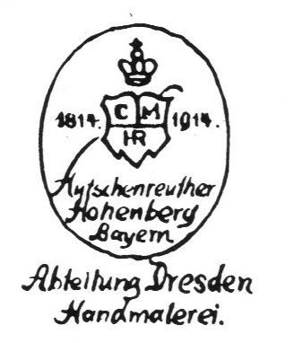 Клеймо Porzellanfabrik C.M. Hutschenreuther